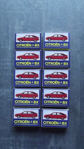 Boites allumettes citroen - 10,