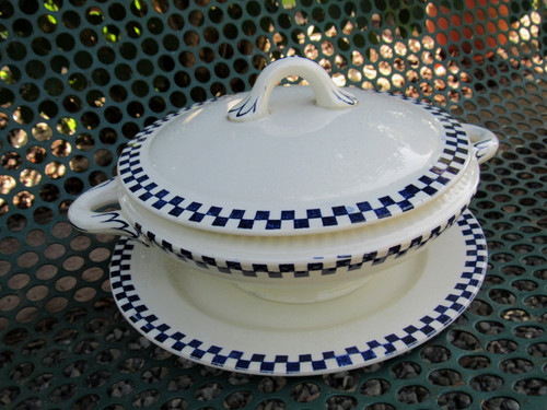 Ancienne soupière faïence - faïence, de