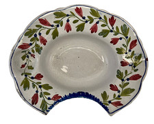 Charolles 19th century Faience Beard Plate