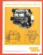 UNIC FIAT / ENGINE 340 HP / LEAFLET 1971
