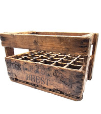 Ancien Casier Bois Caisse