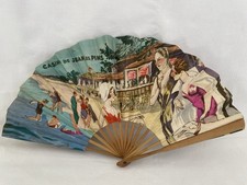 Éventail publicitaire ancien