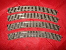 FLEISCHMANN HO 4 CURVED RAILS 6125 R420 36° PROFESSIONAL ELECTRIC TRAIN MESH