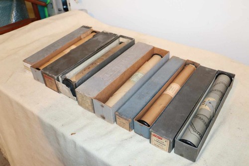Ancien lot5 rouleau papier - rouleau,