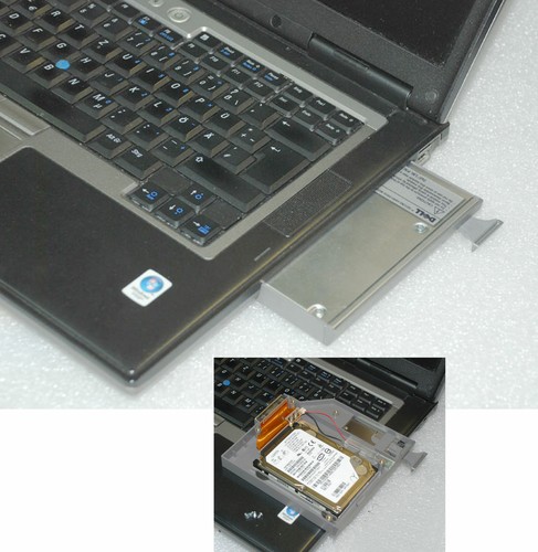 Deuxième hdd 80gb caddy - deuxième, dell