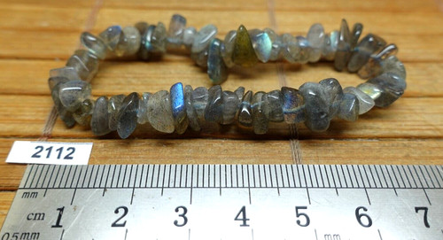 Baroque labradorite bracelet - baroque,