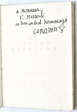 C. F. Ramuz : LE GARCON SAVOYARD Mermod/Aujourd'hui, 1936. E.O. num, Envoi