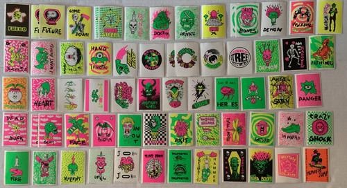 Rare lot 100 stickers - +,