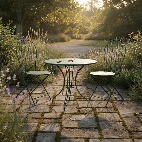 Ensemble table chaises - ensemble,
