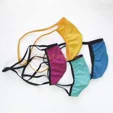 K709 B Mens Sexy String Thong Contoured Posing Pouch Jersey Colors