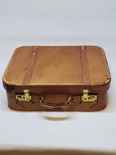 Antique Brown Caramel Camel No Hermes Soft Leather Suitcase Briefcase Suitcase Briefcase 