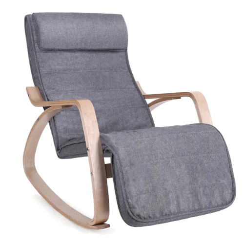 Songmics fauteuil bascule - songmics, à