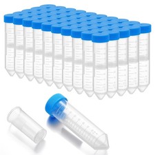 50 Pack Centrifugal Filters Conical Centrifuge Tubes 50ml with Screw Caps Pol...