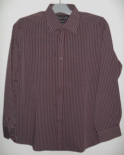 Chemise rayée bordeaux - , et