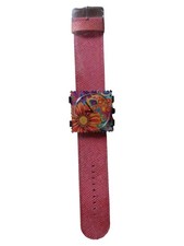 STAMPS Montre-Bracelet Femme Motif Floral Rose