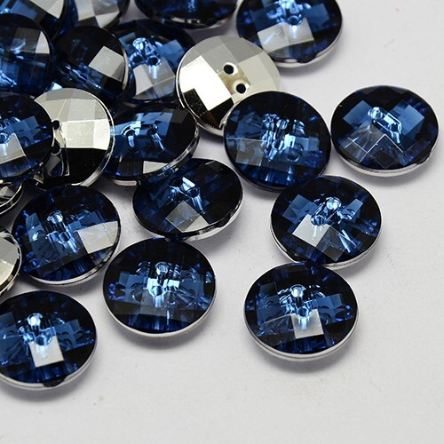 Boutons acrylique strass - boutons,