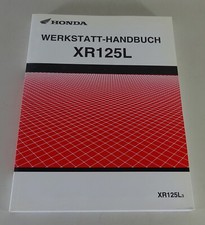 Workshop Manual Honda XR 125 L as of 06/2003