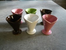 6 PETITS CORNETS A GLACE EN