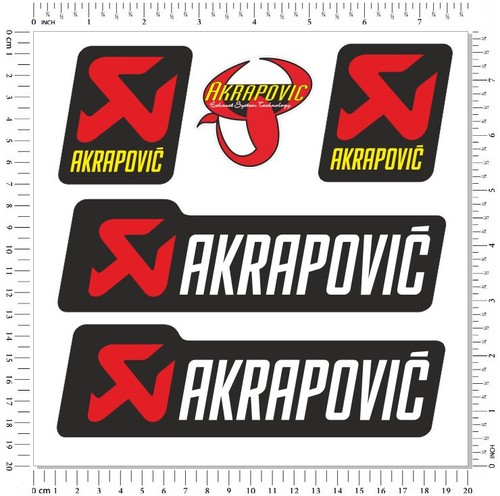 Akrapovic exhausts stickers - akrapovic,