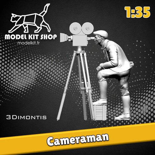 Figurine cameraman by - 1:35,