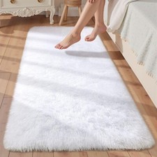 Living room rug 60 x 120 cm grey - bedroom rug - washable - year...