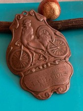 Ancienne Plaque de Vélo