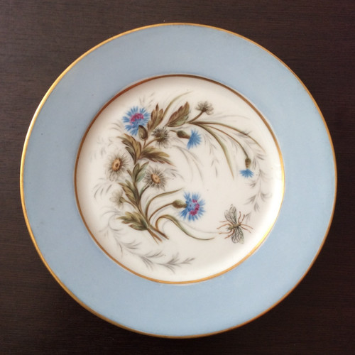 Assiette décorative peinte - assiette,