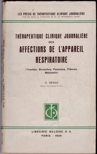 Therapeutique clinique - therapeutique,
