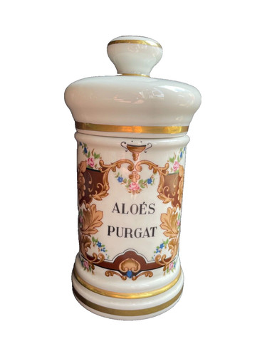 Pot pharmacie porcelaine - pot,