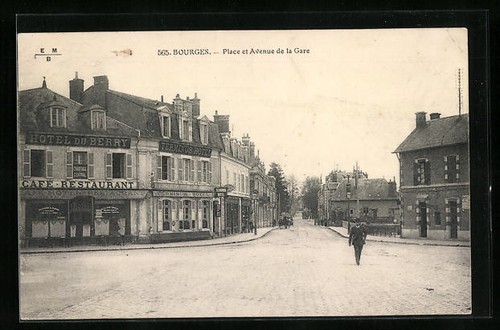 Cpa bourges fetes de - cpa, bourges,