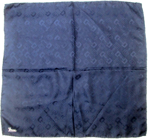 Gucci foulard 100 soie noir - foulard, 100%