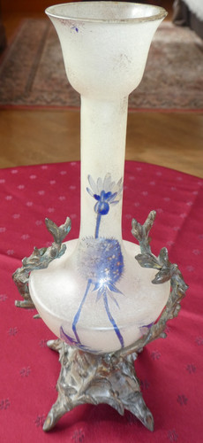 Vase art nouveau verre - vase,