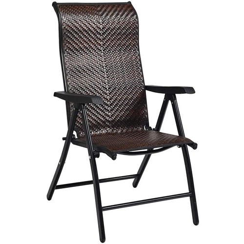 Chaise pliante rotin 72 - chaise,