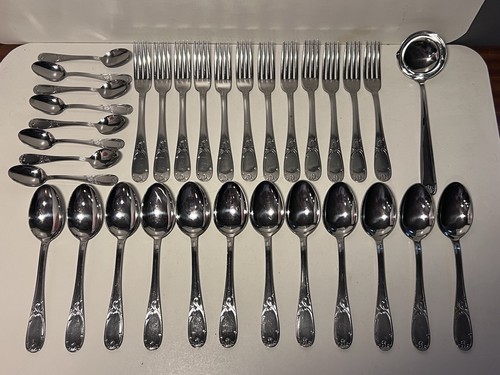 Lot couverts inox - couverts, ,