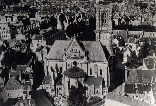 Ancienne photo aérienne - aÉrienne, de