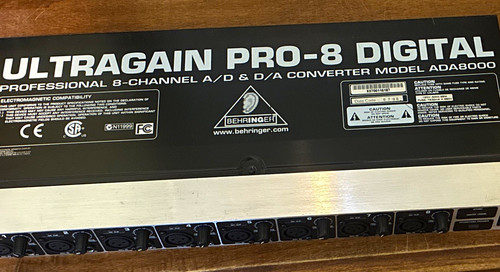 Behringer ultragain pro - ultragain, pro-8