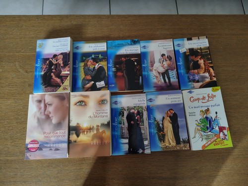Lot romans 10 livres - de,