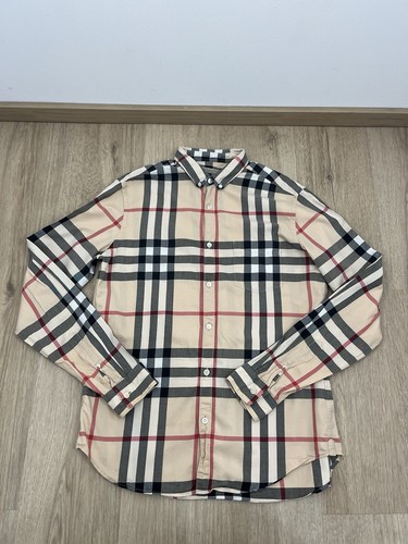 Chemise burberry beige motif - beige,