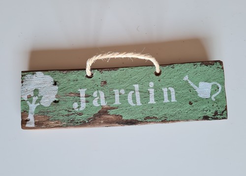 Panneau bois flotté jardin - bois,