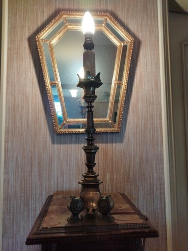 Pied lampe bronze - pied,