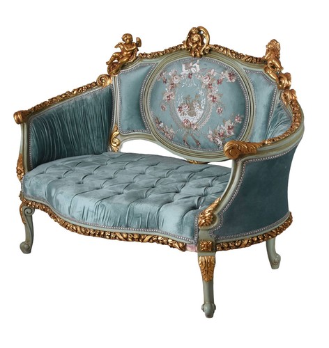 Sofa baroque château - "château, madame"