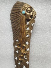 Coupe papier bronze doré Art