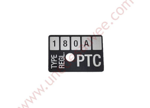 Plaque identification bloc - plaque,