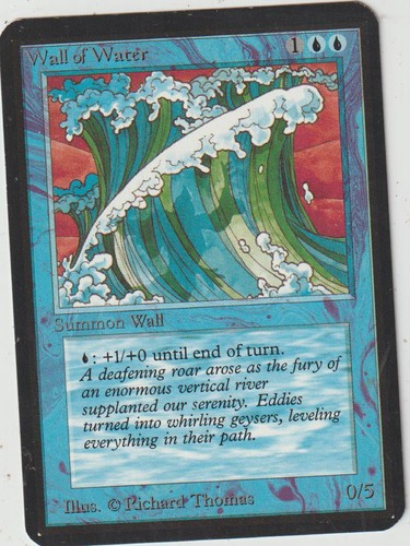 Carte alpha wall water - x1, of