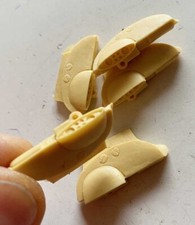 Lot of 5 1/43rd Model Car Dashboards