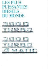 Catalogue Brochure Mercedes E