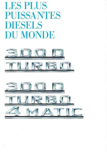 Catalogue brochure mercedes - catalogue, e
