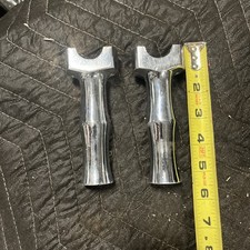 Harley Chopper Bobber  Handlebar Risers 5” Chrome Shovel Dyna Sportster Vintage
