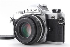 Nikon FM SLR Camera Silver with Ai-S 50mm f/1.8 "NearMint" 9532 Japan Made