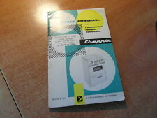 NOTICE FOR GAS STOVE CHAPPEE MODELS 2577 + 2581 YEAR 1962